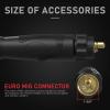 image:imageYESWELDER 15ft 250A MIG Welding Gun Torch Replacement for Tweco 2 fits Lincoln 200250L K53315ft 250A Euro Connection