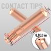 image:imageYESWELDER 25pk Contact Tip 000068 0035 MIG Welding Tip for Miller Millermatic M10 M15 M25 M40 M100 M150 Hobart H9 H10 MIG Torch000067 0030