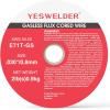 image:imageYESWELDER Flux Core Gasless MIG Wire E71TGS Mild Carbon Steel 035Inch Diameter 2Pound Strong ABS Plastic Spool Welding Wire2 LB