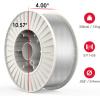 image:imageYESWELDER Flux Core Gasless MIG Wire E71TGS Mild Carbon Steel 035Inch Diameter 2Pound Strong ABS Plastic Spool Welding Wire33 LB