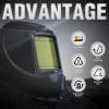image:imageYESWELDER Large View Auto Darkening Welding Helmet Blue Light Blocking 1111 True Color Solar Powered Welder Hood Mask with 4 Arc Sensors Wide Shade 359913 for TIG MIG ARC CUT and GRINDChecked
