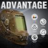 image:imageYESWELDER Large View Auto Darkening Welding Helmet Blue Light Blocking 1111 True Color Solar Powered Welder Hood Mask with 4 Arc Sensors Wide Shade 359913 for TIG MIG ARC CUT and GRINDSteampunk