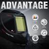 image:imageYESWELDER Large View Auto Darkening Welding Helmet Blue Light Blocking 1111 True Color Solar Powered Welder Hood Mask with 4 Arc Sensors Wide Shade 359913 for TIG MIG ARC CUT and GRINDLYGM800H