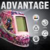 image:imageYESWELDER Large View Auto Darkening Welding Helmet Blue Light Blocking 1111 True Color Solar Powered Welder Hood Mask with 4 Arc Sensors Wide Shade 359913 for TIG MIG ARC CUT and GRINDLygm800hpk