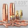 image:imageYESWELDER MIG Welding Gun Accessory Kit 045 TipNozzleDiffuser for Miller Millermatic M25M40 Hobart Torch035 Accessory Kit