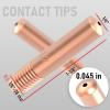 image:imageYESWELDER MIG Welding Gun Accessory Kit 045 TipNozzleDiffuser for Miller Millermatic M25M40 Hobart Torch045 Accessory Kit