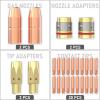 image:imageYESWELDER MIG Welding Gun Accessory Kit 045 TipNozzleDiffuser for Miller Millermatic M25M40 Hobart Torch045 Accessory Kit