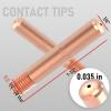 image:imageYESWELDER MIG Welding Gun Kit 045 TipNozzleDiffuserAdapter for Lincoln Magnum 200250 Tweco 2035 Accessory Kit