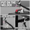 image:imageYESWELDER Magnetic MIG Welding Torch Holder Support Welder Stand for MIG Torch Welding Gun Holder with Strong Magnet Basetig torch holderSilver