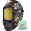image:imageYESWELDER Large View Auto Darkening Welding Helmet Blue Light Blocking 1111 True Color Solar Powered Welder Hood Mask with 4 Arc Sensors Wide Shade 359913 for TIG MIG ARC CUT and GRINDSkeleton Snake