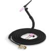 image:imageYESWELDER Tig Welding Torch WP17FVGasValve Head Flexible Head AirCooled TIG Complete Torch with 12ft Cable