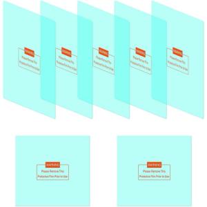 image:imageYESWELDER 5PCS Large Viewing Screen Outer Replacement Lens and 2Pcs Inner Replacement Lens for LYGM800H 17800F Welding HelmetJP01M800H