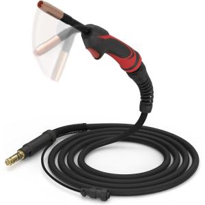 image:imageYESWELDER Flexible MIG Welding Gun Torch Stinger 100Amp 10ft 3m Replacement for Lincoln Magnum 100L K5306Flex Neck 100A 10 K5306 for Lincoln 100L