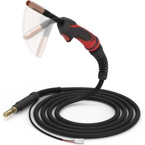 image:imageYESWELDER Flexible MIG Welding Gun Torch Stinger 100Amp 10ft 3m Replacement for Lincoln Magnum 100L K5306Flex Neck MIG Gun 100A 10 Lincoln K5305