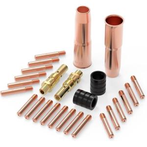 image:imageYESWELDER MIG Welding Gun Kit 045 TipNozzleDiffuserAdapter for Lincoln Magnum 200250 Tweco 2045 Accessory Kit