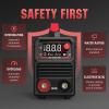 image:imageYESWELDER 205Amp Stick Welder Large LED Display Digital Inverter IGBT ARC Welding Machine 110V220V Dual Voltage Hot Start Portable MMA Welder Machine Arc Forcestick welder 205Amp