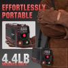 image:imageYESWELDER 205Amp Stick Welder Large LED Display Digital Inverter IGBT ARC Welding Machine 110V220V Dual Voltage Hot Start Portable MMA Welder Machine Arc Forcestick welder 125Amp