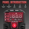 image:imageYESWELDER 205Amp Stick Welder Large LED Display Digital Inverter IGBT ARC Welding Machine 110V220V Dual Voltage Hot Start Portable MMA Welder Machine Arc ForceARC125DS with LIFT TIG Torch