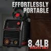 image:imageYESWELDER 205Amp Stick Welder Large LED Display Digital Inverter IGBT ARC Welding Machine 110V220V Dual Voltage Hot Start Portable MMA Welder Machine Arc ForceARC205DS with LIFT TIG Torch