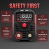 image:imageYESWELDER 205Amp Stick Welder Large LED Display Digital Inverter IGBT ARC Welding Machine 110V220V Dual Voltage Hot Start Portable MMA Welder Machine Arc ForceARC125DS with LIFT TIG Torch