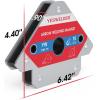 image:imageYESWELDER 50 LB Welding Magnet4 Pieces of Magnetic Welding Holder 50 LBS Holding Power Welding Accessories75lb Pack of 2
