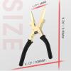 image:imageYESWELDER 8 MIG Welding Pliers AntiRust and Durable HighCarbon Steel AllInOne Multifunctional MIG Pliers for Professional WeldingBlackGolden