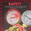 image:imageYESWELDER Acetylene and Oxygen Regulator CGA540 and CGA200 Welding Gas Gauges With 91618 Outlet Thread and 14 Hose Connector THandleAcetylene Regulator