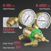 image:imageYESWELDER Acetylene and Oxygen Regulator CGA540 and CGA200 Welding Gas Gauges With 91618 Outlet Thread and 14 Hose Connector THandleAcetyleneOxygen Regulator