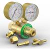 image:imageYESWELDER Acetylene and Oxygen Regulator CGA540 and CGA200 Welding Gas Gauges With 91618 Outlet Thread and 14 Hose Connector THandleOxygen Regulator