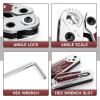image:imageYESWELDER Adjustable Angle Welding Magnet 20200 Magnetic Welding Holder of 48LBs Holding Power Welding AccessoryMedium77LB Pack of 2