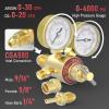 image:imageYESWELDER Argon CO2 Regulators with Hose Gauges Gas Welding Regulator for MIG and TIG 04000 PSI CGA580 Inlet Connection