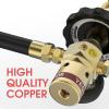image:imageYESWELDER Balloon Inflator Regulator 03000 PSI Helium Latex Balloon Filler Gauge for CGA580 Tank Valve
