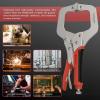 image:imageYESWELDER CClamp Set of 3 Sizes 6 9 11 inches  Robust Design HeatTreated Jaws ChromePlated Alloy Steel for Reliable Home or Workshop UseRed