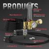 image:imageYESWELDER CO2 Regulator with Solenoid Valve Flow Meter Regulate CO2 for Grow Tent Hydroponics