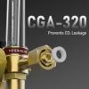 image:imageYESWELDER CO2 Regulator with Solenoid Valve Flow Meter Regulate CO2 for Grow Tent Hydroponics