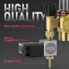 image:imageYESWELDER CO2 Regulator with Solenoid Valve Flow Meter Regulate CO2 for Grow Tent Hydroponics