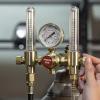 image:imageYESWELDER Dual Output Argon Regulator Flow Meter 04500PSI CGA580 Inlet Connection for MIG TIG Welding