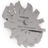 image:imageYESWELDER MG11 Metal Weld Fillet Gages Set 7PCS 181 Welding Inspection Test Ulnar MM amp inch