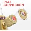 image:imageYESWELDER Nitrogen Flow Meter 14 SAE Flare Inlet 070SCFH 50PSI Nitrogen Flow Indicator for Brazing
