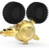 image:imageYESWELDER Nitrogen Regulator with Hose 0800 PSI and 04000PSI Output Pressure CGA580 Inlet Connection and 14 male flare fitting0600 PSI