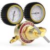 image:imageYESWELDER Nitrogen Regulator with Hose 0800 PSI and 04000PSI Output Pressure CGA580 Inlet Connection and 14 male flare fitting0600 PSI