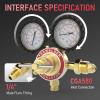 image:imageYESWELDER Nitrogen Regulator with Hose 0800 PSI and 04000PSI Output Pressure CGA580 Inlet Connection and 14 male flare fitting0800 PSI