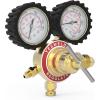 image:imageYESWELDER Nitrogen Regulator with Hose 0800 PSI and 04000PSI Output Pressure CGA580 Inlet Connection and 14 male flare fitting0800 PSI