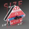 image:imageYESWELDER Switchable Arrow Welding Magnet 2 Pieces 66110LBs OnOff Switch Arrow Magnetic Welding HolderSmall44LB Pack of 2