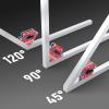 image:imageYESWELDER Switchable Arrow Welding Magnet 2 Pieces 66110LBs OnOff Switch Arrow Magnetic Welding HolderSmall44LB Pack of 2