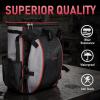 image:imageYESWELDER Welding Backpack Large Capacity Professional Welding Tool Bag with Helmetcatch Multipurpose Heavy Duty Welder Bag for Travel Hiking and Outdoor ActivitiesBb03