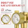image:imageYESWELDER Welding Gas Regulator Flow Meter with Gas Hose LeakProof Argon CO2 Pressure Gauge with Universal MultiInterface Suitable for MIG TIG Welding MachinesGas Regulator with Hose