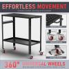 image:imageYESWELDER Welding Table Workbench 36x18 Inches 1200 lb Load Capacity Hook Side Panel Handle Brake Wheels  Sturdy and Versatile Welding Table
