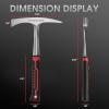 image:imageYESWELDER WeldingChipping Hammer 28oz Slag Removal Tool with carbon Steel Construction amp Shock Reduction Grip Welder Hammer Welding Chipping Hammer Welders Chipping Hamme