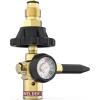 image:imageYESWELDER Balloon Inflator Regulator 03000 PSI Helium Latex Balloon Filler Gauge for CGA580 Tank Valve